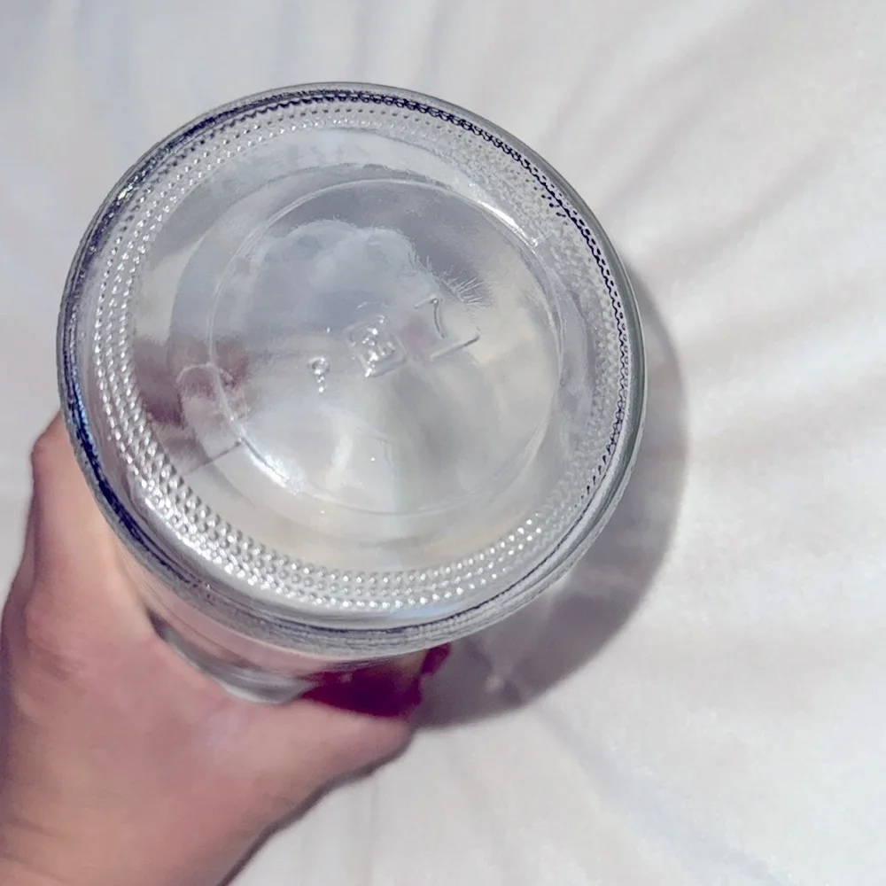 Vintage 80s M&M's Olympic Glass Jar Collectible Thick Glass to Hold Candy or ETC
